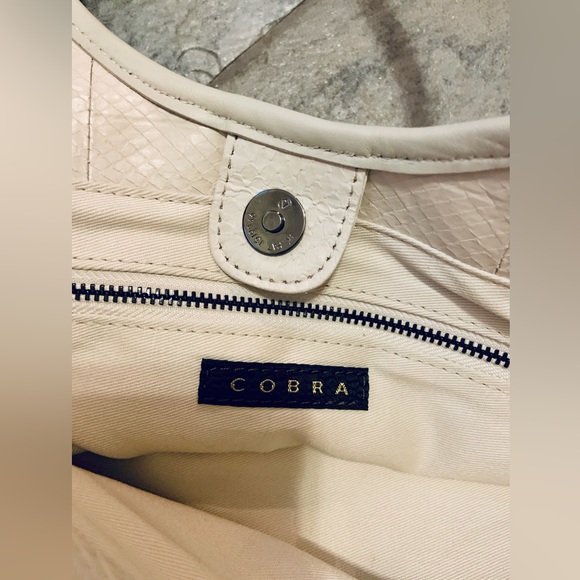 Cobra (Japanese brand) snakeskin bag NWOT - Picture 4 of 12